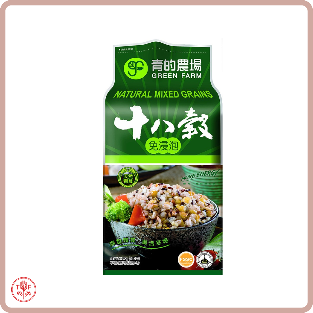 日正 青的農場 18穀(黑藜麥) 1200G Green Farm Natural Mixed Grains (Black Quinoa)