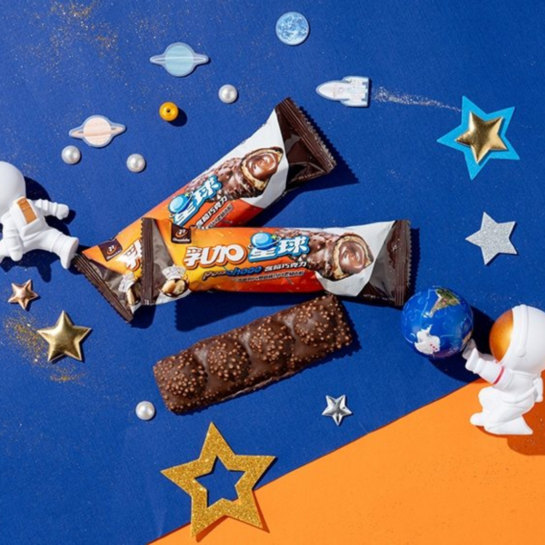 77乳加星球含餡巧克力 Popchoco Peanut Coca bar (EXP.29.08.2026)