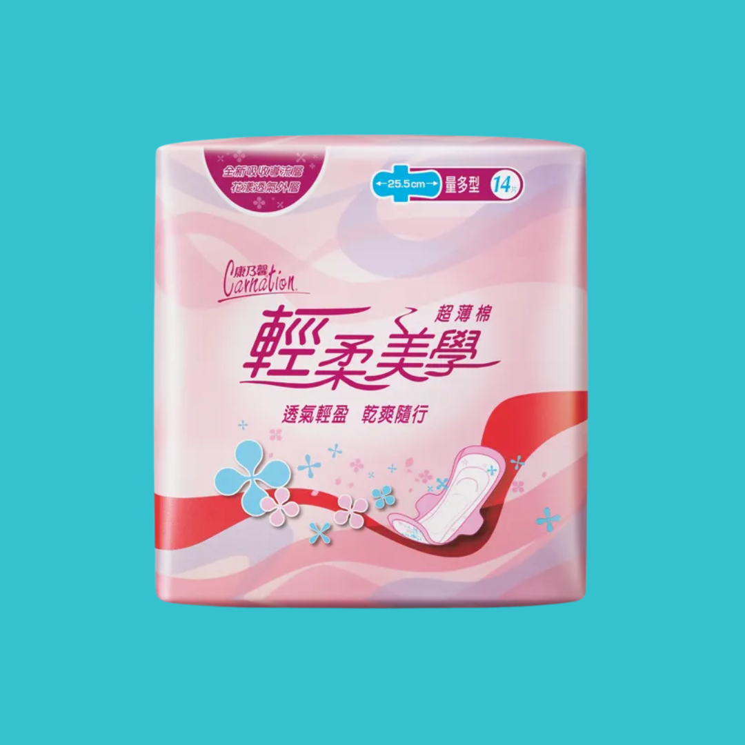 輕柔美學超薄棉14片 25.5cm Sanitary Napkin Ultra Thin - Soft Esthetics Wings