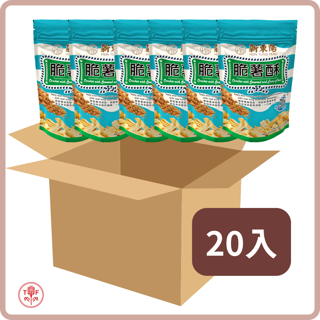 新東陽 脆薯酥 Hsin Tung Yang Cracker with Seaweed and Tuna Floss 80g