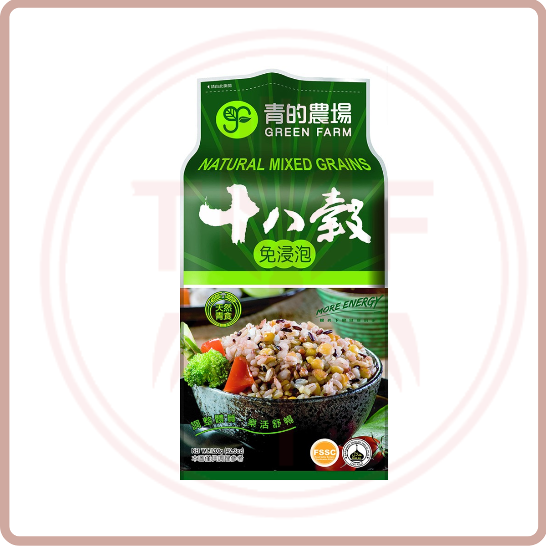 日正 青的農場 18穀(黑藜麥) 1200G Green Farm Natural Mixed Grains (Black Quinoa)